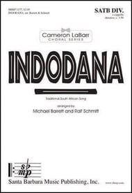 Indodana SATB choral sheet music cover Thumbnail
